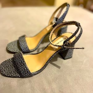 Antonio Melani Polka Dot  Ankle Strap Sandals - Great Used Condition